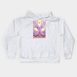 Meditation Tree Kids Hoodie